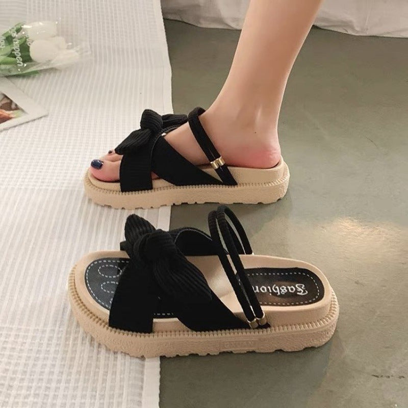 Liora- Sandales plates confortables et souples pour femmes