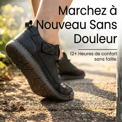 Mia- chaussures en cuir confortables et légères
