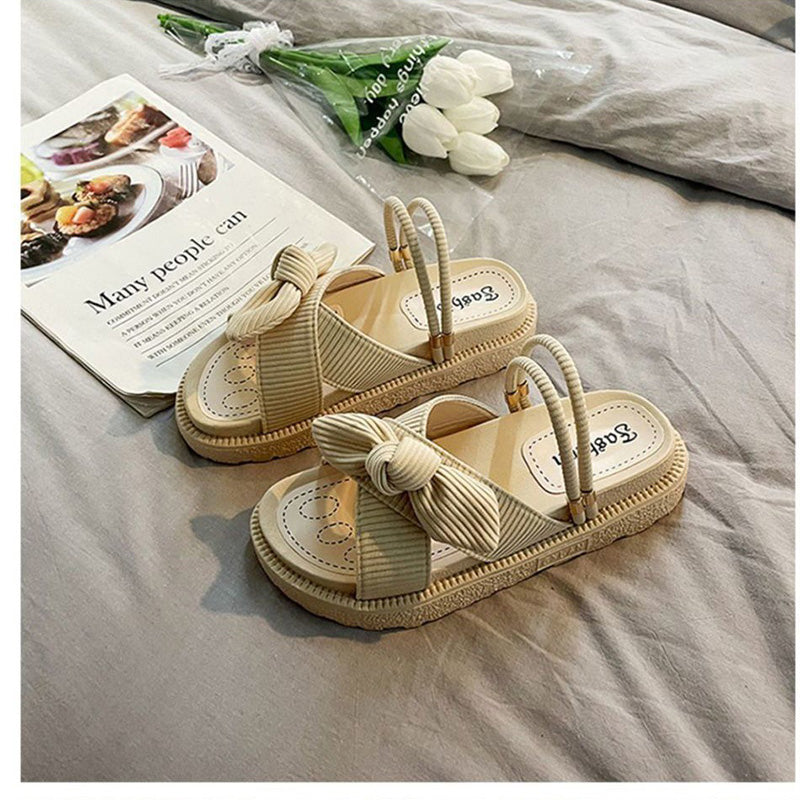 Liora- Sandales plates confortables et souples pour femmes