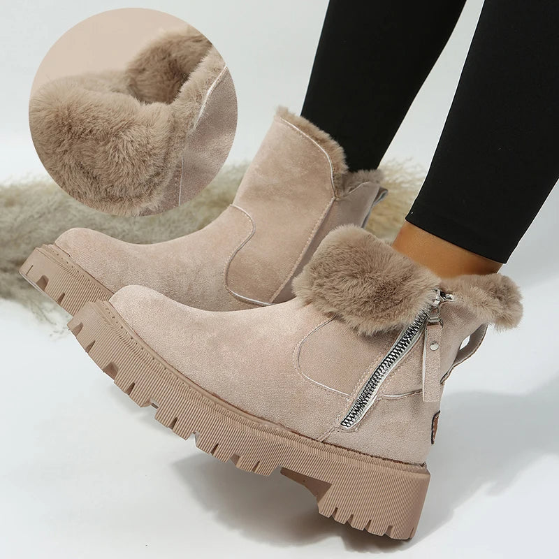 Lucille- Bottines d'hiver élégantes et confortables pour femmes