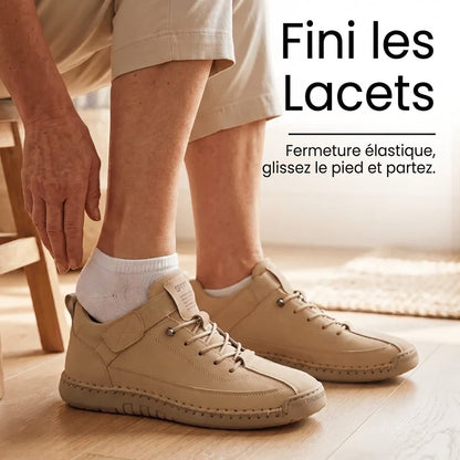 Mia- chaussures en cuir confortables et légères