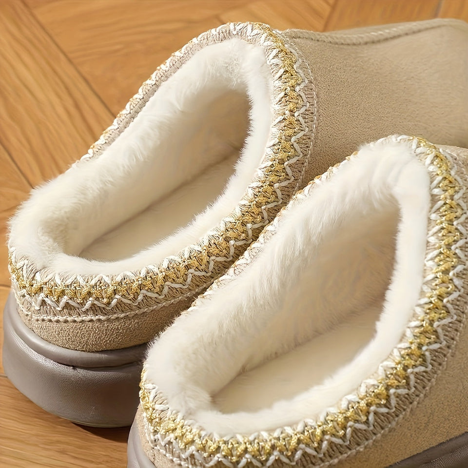 Fluffy- Pantoufles chaudes et confortables