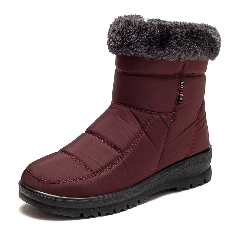 Carole- Bottines chaudes antidérapantes pour femmes