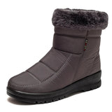 Carole- Bottines chaudes antidérapantes pour femmes