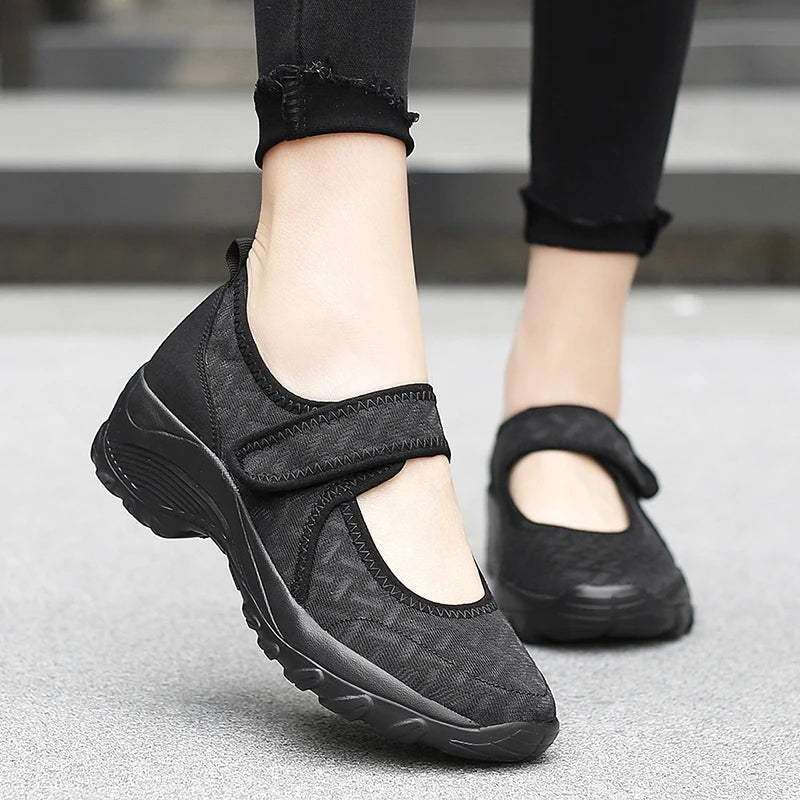 Doris- Chaussures confortable et décontractées en maille respirante pour femmes