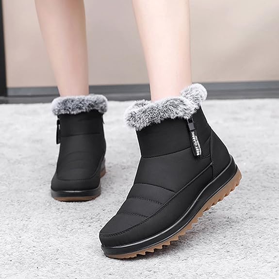 Sabine- BOTTINES EN PELUCHE Chaud et IMPERMÉABLES pour femmes