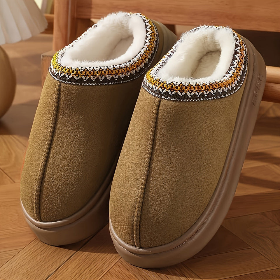 Fluffy- Pantoufles chaudes et confortables