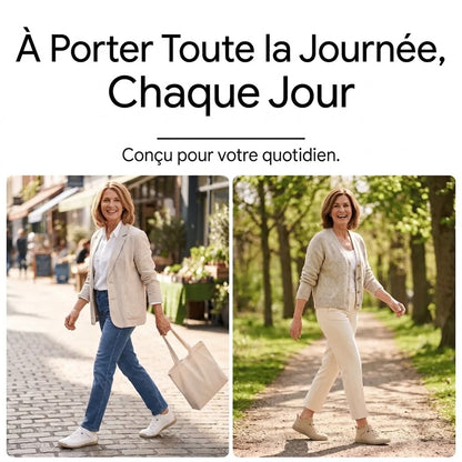 Mia- chaussures en cuir confortables et légères