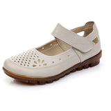 MARIA- chaussures d'été plates à bout rond, confortables