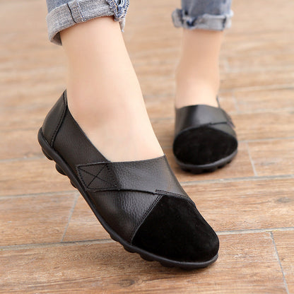 Stella- chaussures souple et décontractées en cuir pour femmes