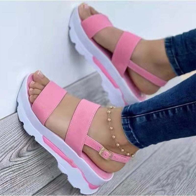 Esther- Sandales d'été décontractées à talons plats