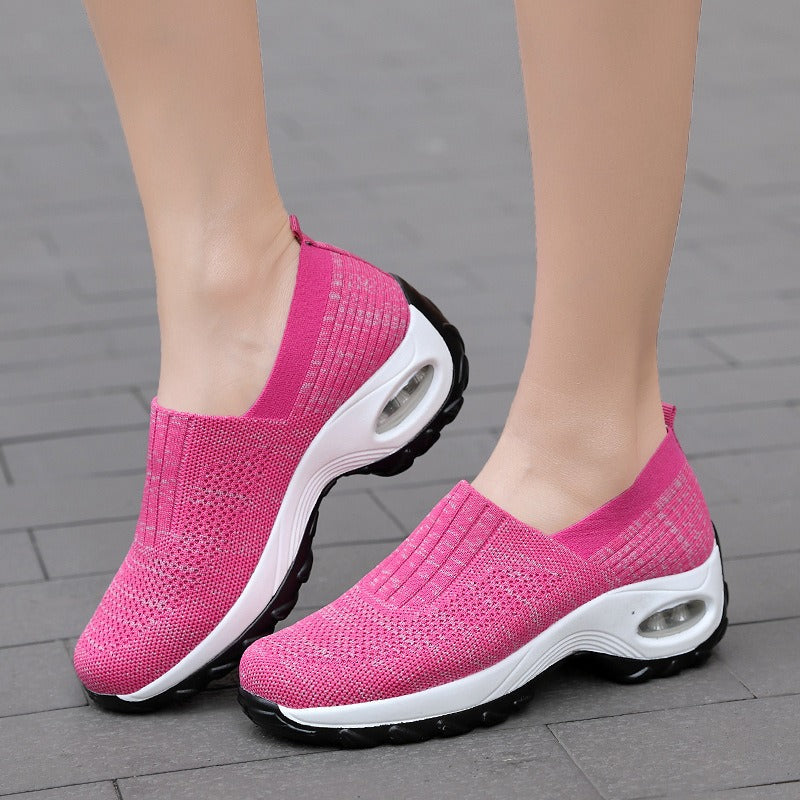 Diane- chaussures en tissu respirantes extensibles pour femmes
