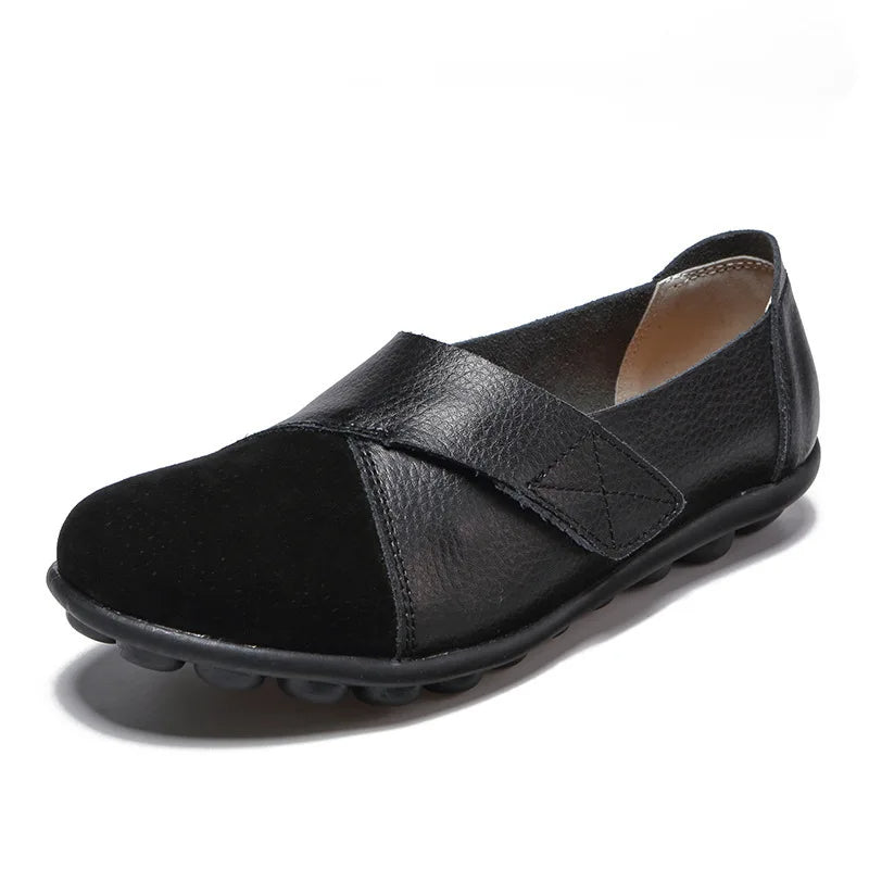Stella- chaussures souple et décontractées en cuir pour femmes