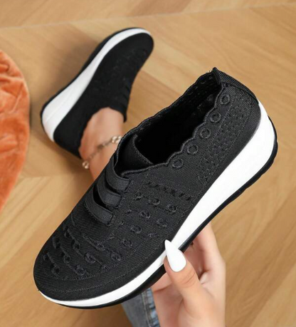 LANA- chaussures à Semelle Compensée et Respirantes pour Femmes