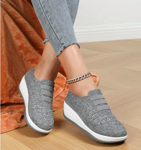 LANA- chaussures à Semelle Compensée et Respirantes pour Femmes
