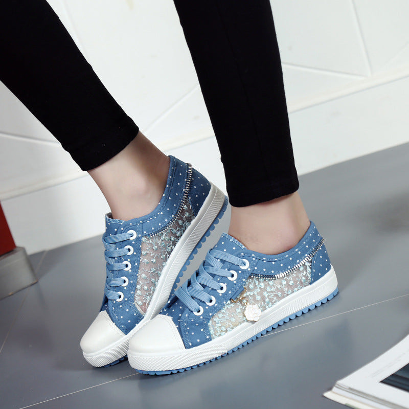 Flore- Chaussures plates à plateforme respirantes et confortables