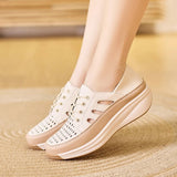 TANY- Chaussures compensées confortables et respirantes pour femmes. Style élégant & soutien optimal