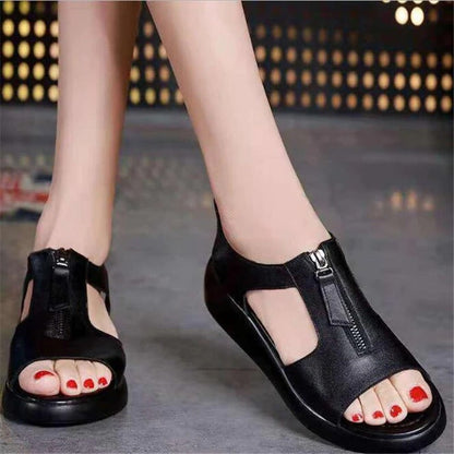 LINNA-Sandales en cuir confortables & élégantes