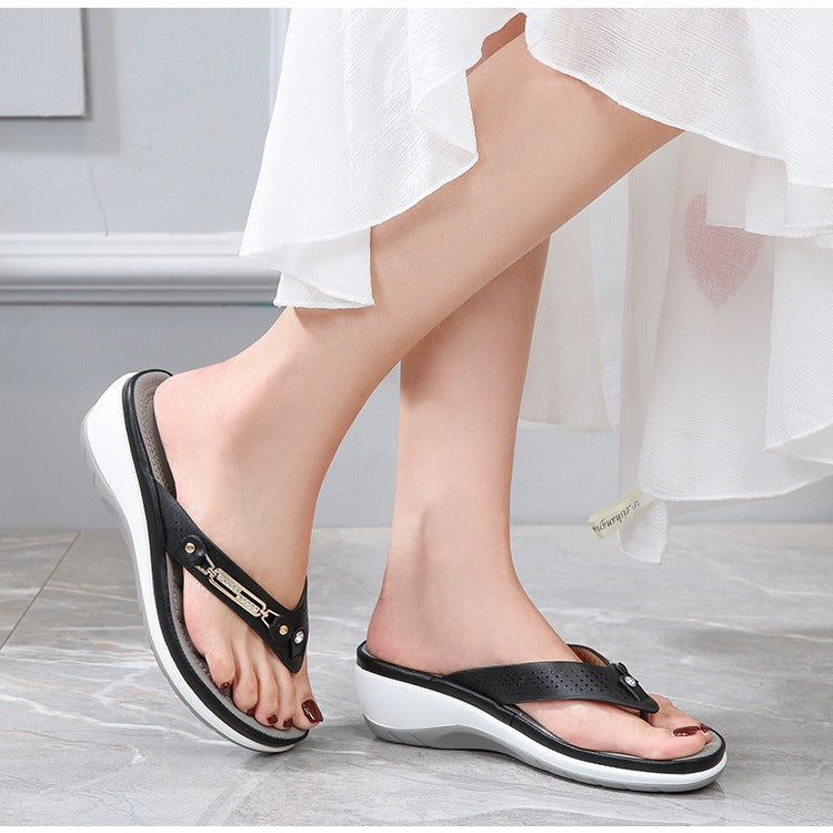 Elisy- Sandales compensés pour femmes