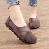 Stella- chaussures souple et décontractées en cuir pour femmes
