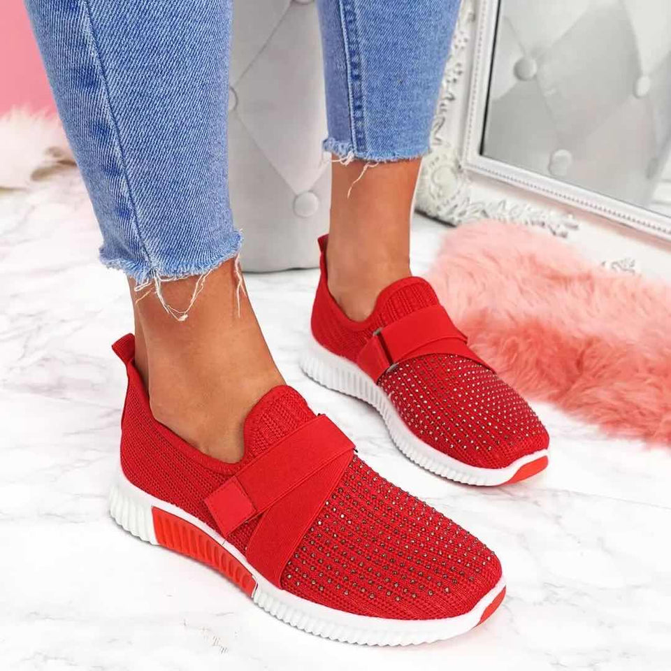 Luce- chaussures tissée décontractées à plateforme pour femmes