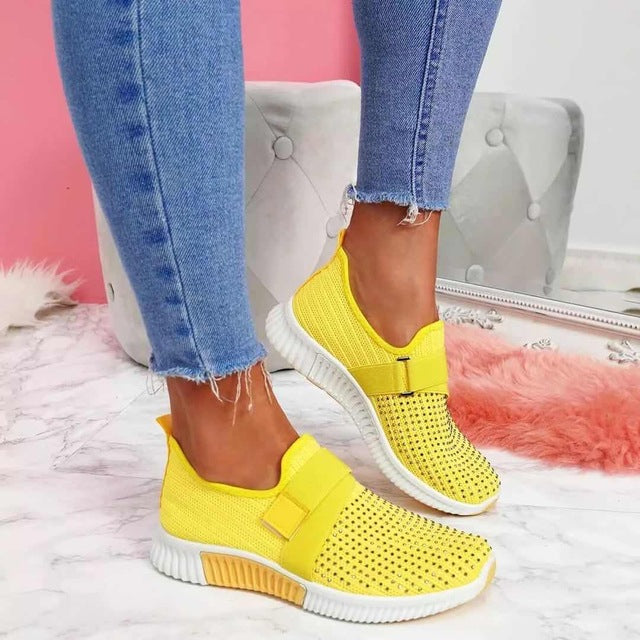 Luce- chaussures tissée décontractées à plateforme pour femmes