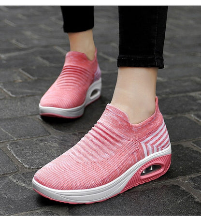 CELINE- Baskets de marche Confortables élastiques